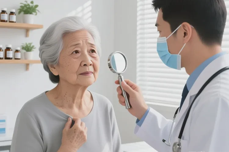 老年人脖子出湿疹能治愈吗(图1)