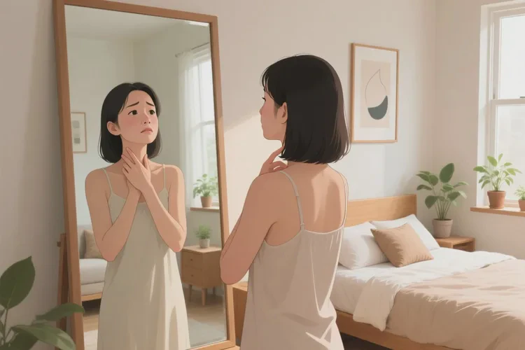 女人脖子上出湿疹能治愈吗(图1)