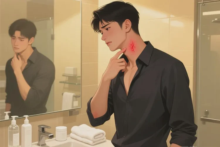 男生脖子出现湿疹能治愈吗(图1)