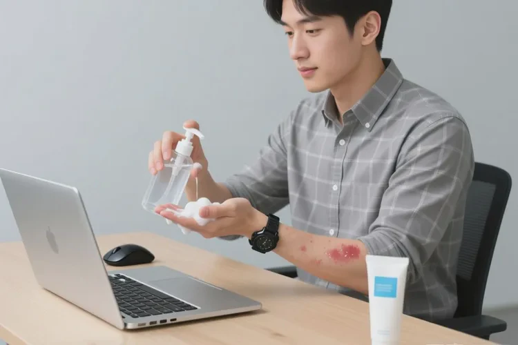 男性手臂起湿疹能治愈吗(图2)