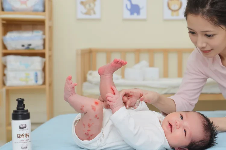 新生儿脚上长湿疹能治愈吗(图1)