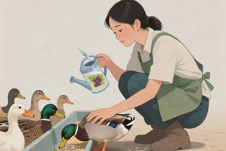 鴨子打疫苗前后要注意什么(圖4)