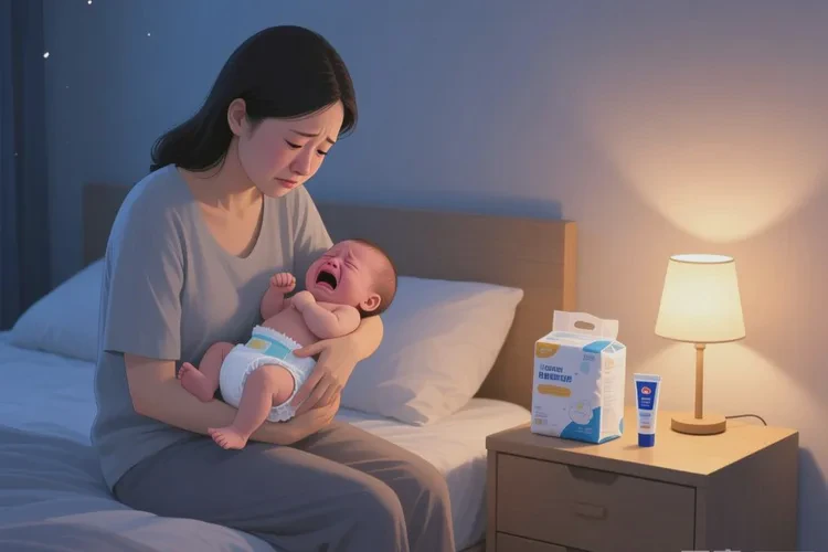 新生儿肛周起湿疹能治愈吗(图1)