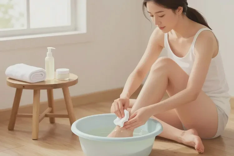 女性脚上容易长湿疹能治愈吗(图1)