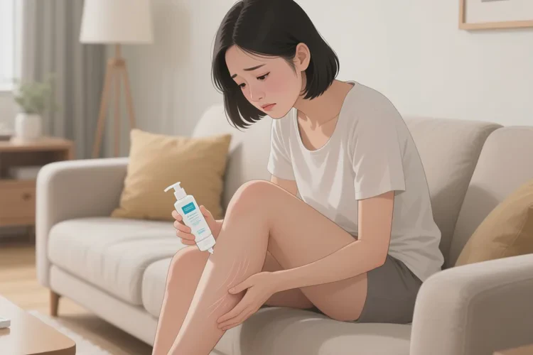 女人小腿容易起湿疹能治愈吗(图1)