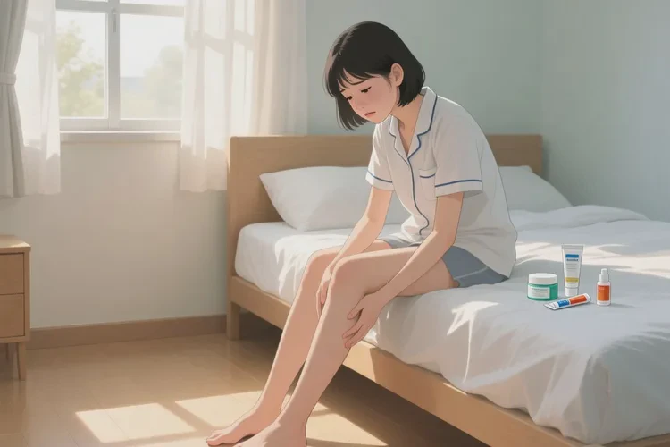 青少年大腿上出现湿疹能治愈吗(图1)