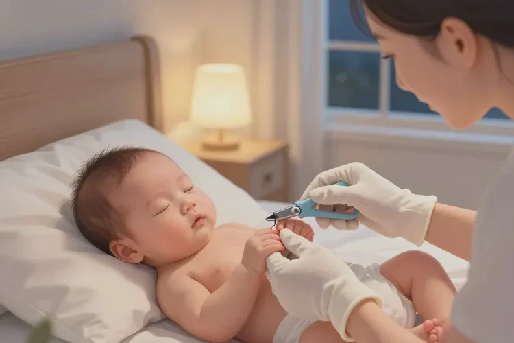 新生儿手上偶尔长湿疹可以治愈吗(图1)