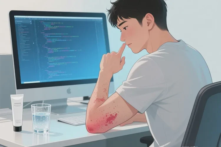 男性四肢出湿疹能治愈吗(图1)