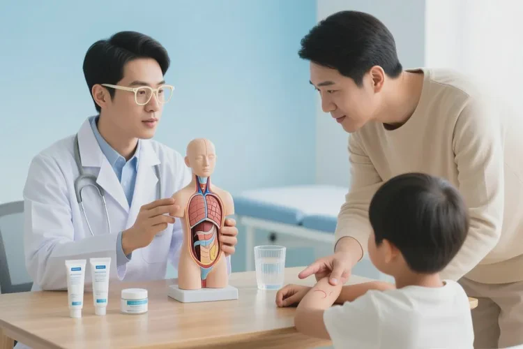 青少年手臂出现湿疹能治愈吗(图4)