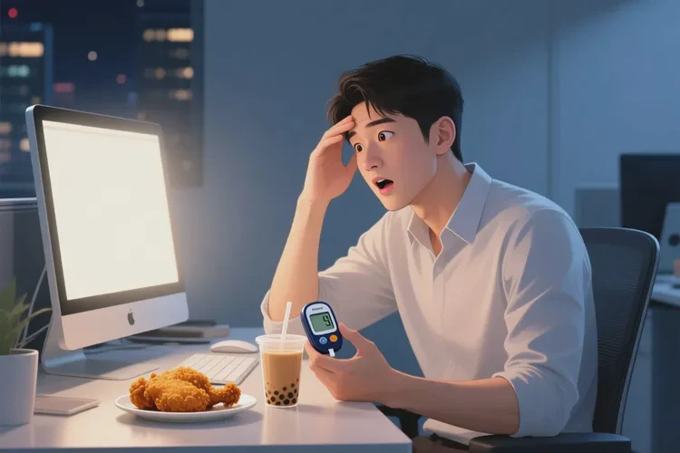 29岁晚餐血糖17.3是怎么回事(图1)