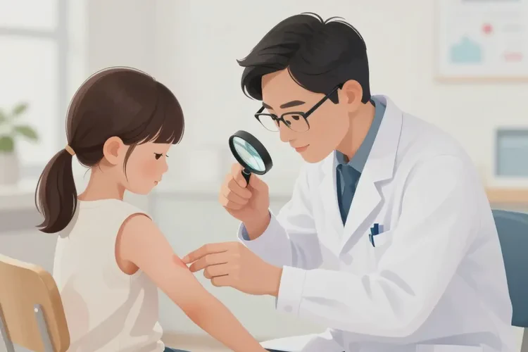 小儿手臂容易长湿疹能治愈吗(图1)