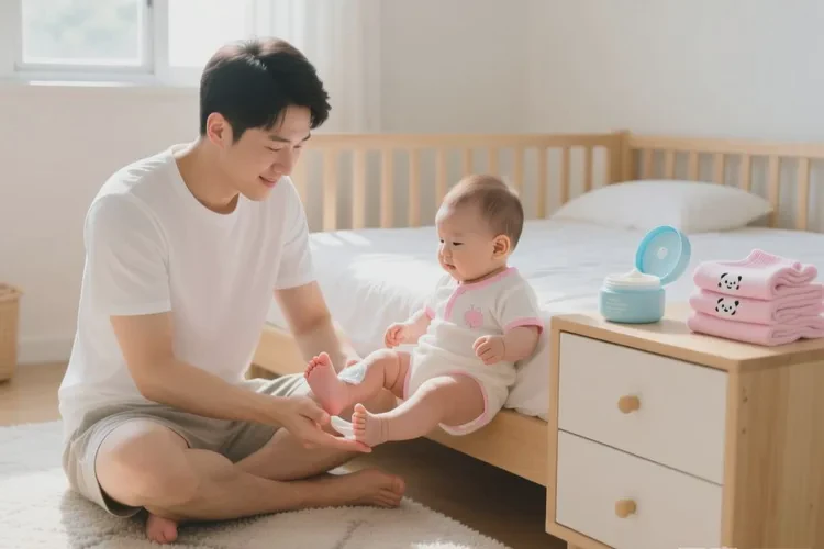 新生儿脚上偶尔长湿疹能治愈吗(图2)