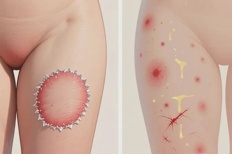 小儿大腿起湿疹能治愈吗(图4)