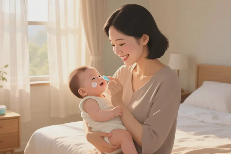 小儿脸上偶尔长湿疹能治愈吗(图1)