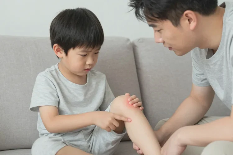 小孩小腿上偶尔长湿疹能不能治愈(图2)