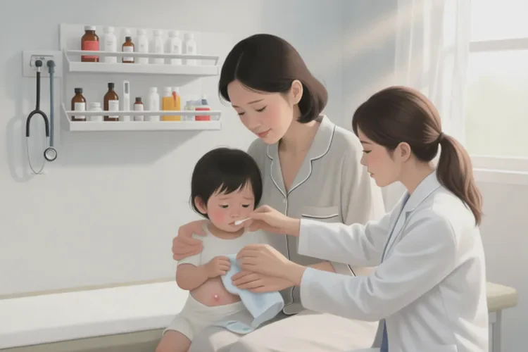 小孩肚子出湿疹能不能治愈(图1)