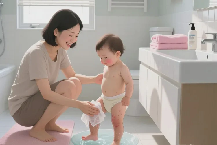 小儿大腿起湿疹能治愈吗(图1)