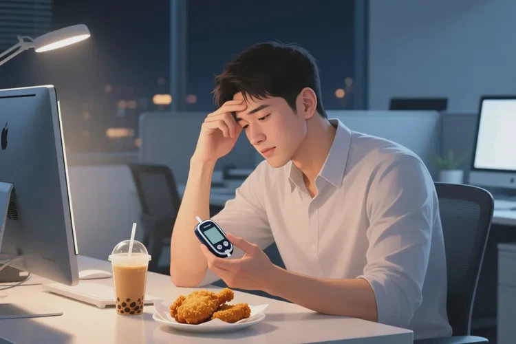 28岁晚上血糖12点8是怎么回事(图1)