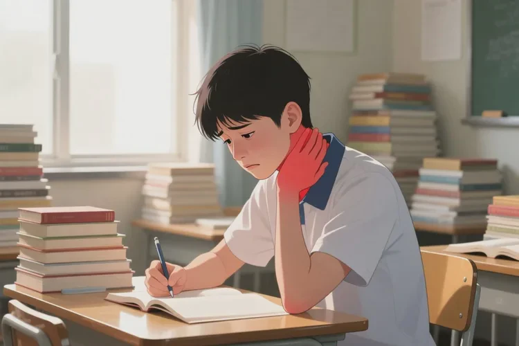 中学生脖子长湿疹能治愈吗(图1)