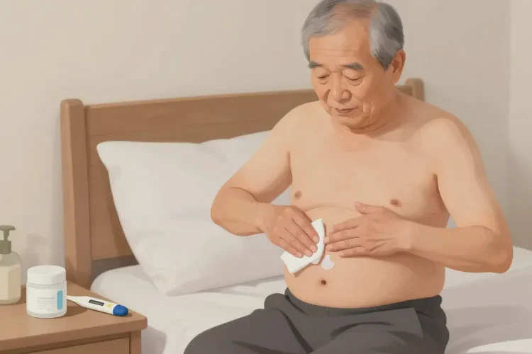 老年人肚子上容易起湿疹能治愈吗(图1)