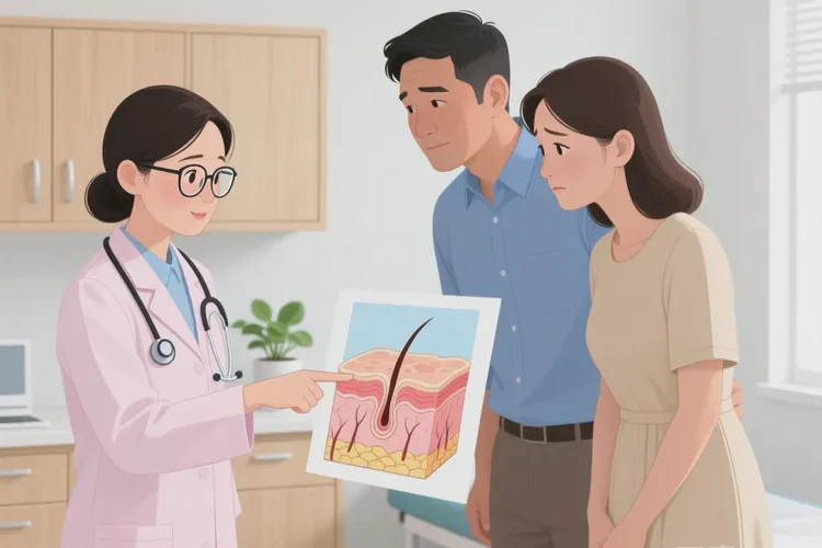 新生儿脚上经常长湿疹能治愈吗(图2)