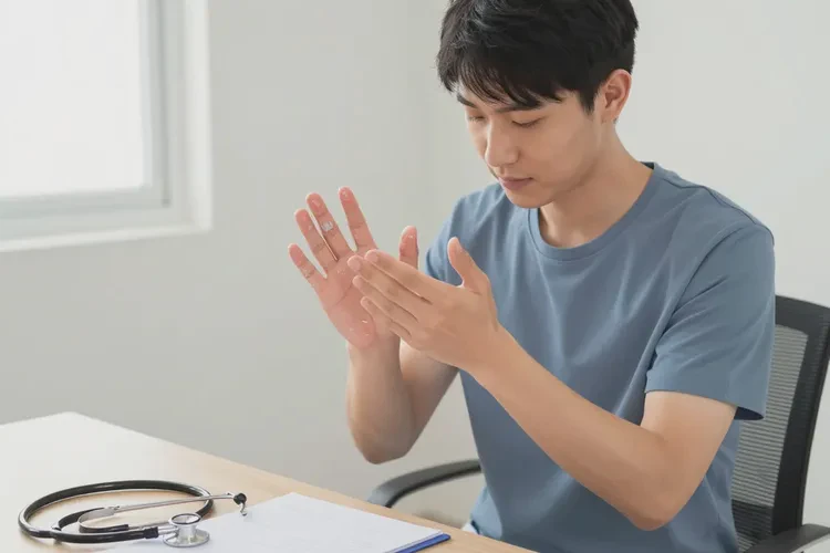 青年人手上容易起湿疹能治愈吗(图1)