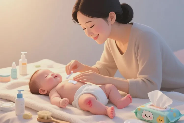 新生儿小腿上有湿疹能治愈吗(图1)