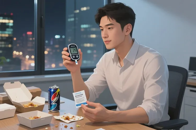 29岁中餐血糖24.3是怎么回事(图1)