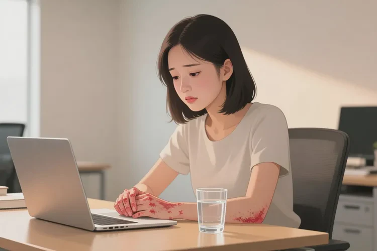 青年人手上长湿疹能治愈吗(图1)