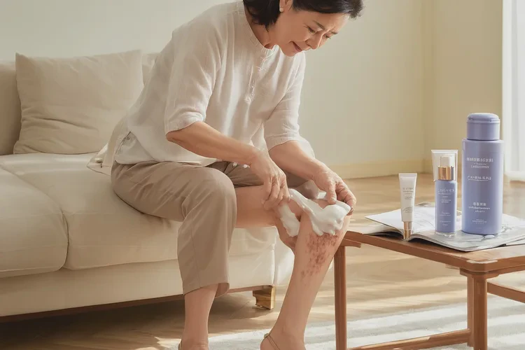 女性大腿偶尔长湿疹能治愈吗(图1)