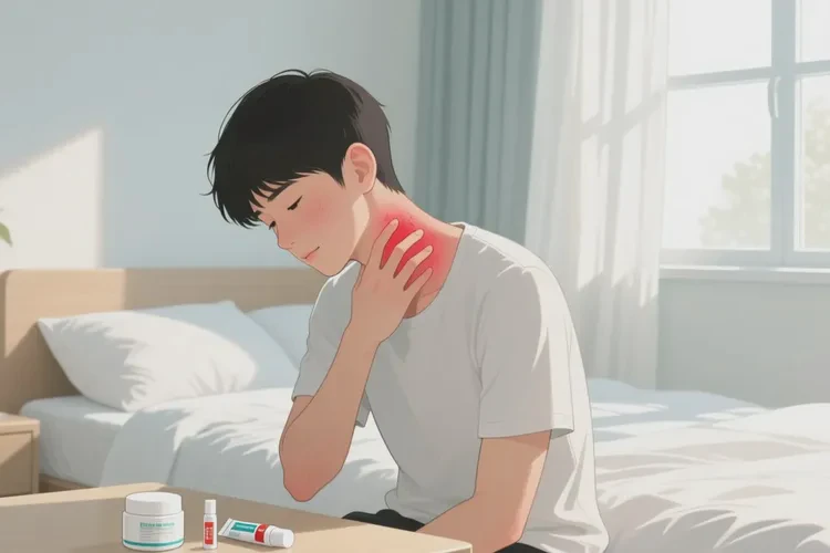 青少年脖子上容易长湿疹能治愈吗(图1)