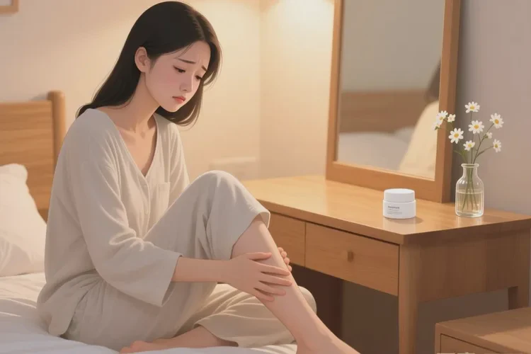 女生大腿出湿疹能治愈吗(图1)