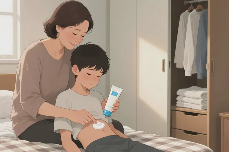 中学生肚子上偶尔长湿疹能治愈吗(图2)