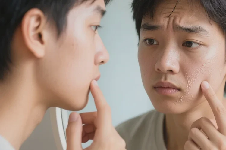 中学生面部有湿疹能治愈吗(图1)