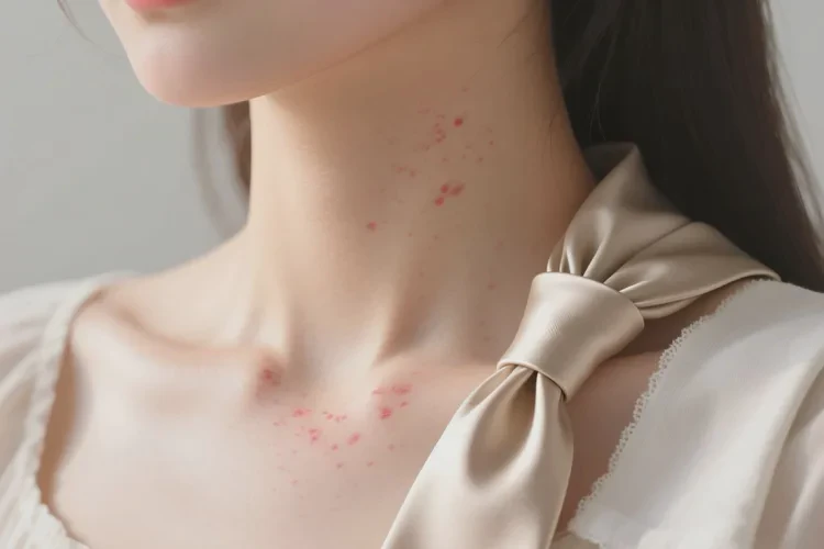 女性脖子上容易起湿疹能治愈吗(图2)