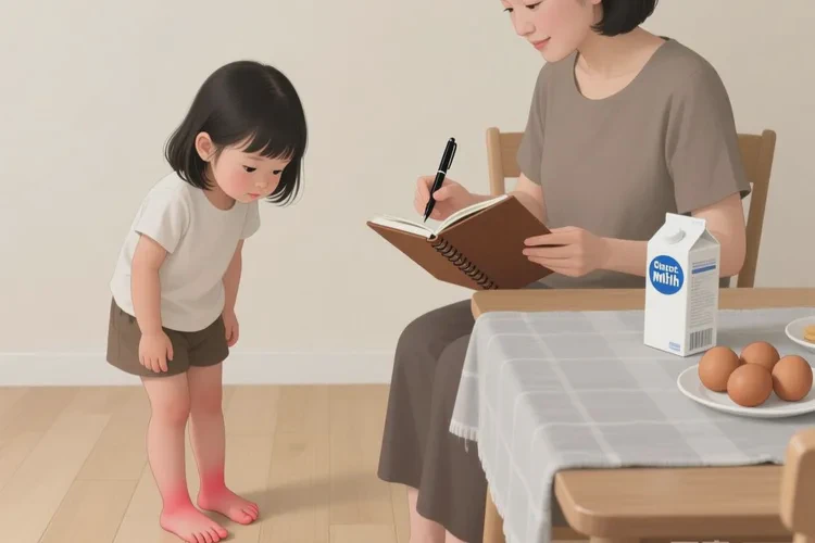 小孩脚上经常长湿疹能不能治愈(图4)