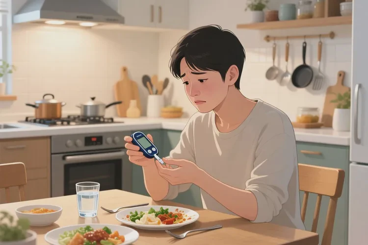 29岁晚餐血糖9.6是怎么回事(图1)