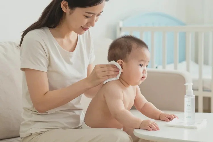 新生儿脖子上出现湿疹能治愈吗(图1)