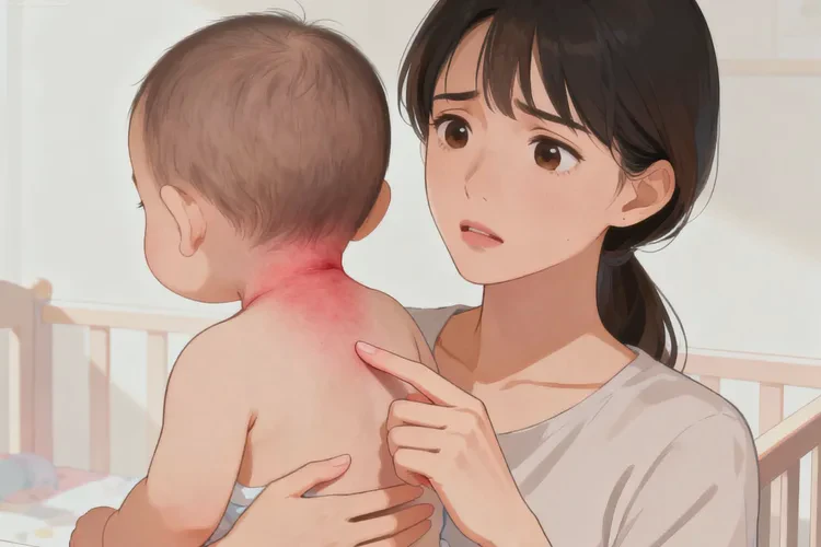 婴儿脖子上经常长湿疹能不能治愈(图1)