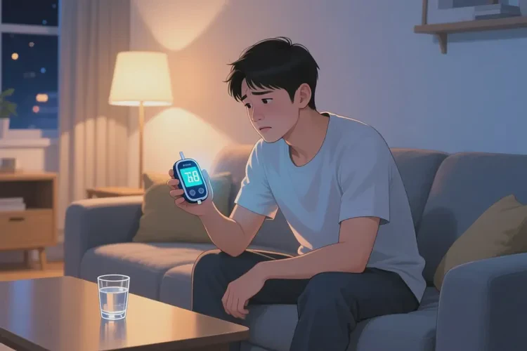 28岁晚上血糖8点6是怎么回事(图1)