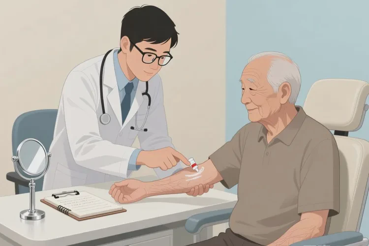 高龄老人手臂上偶尔长湿疹能治愈吗(图4)