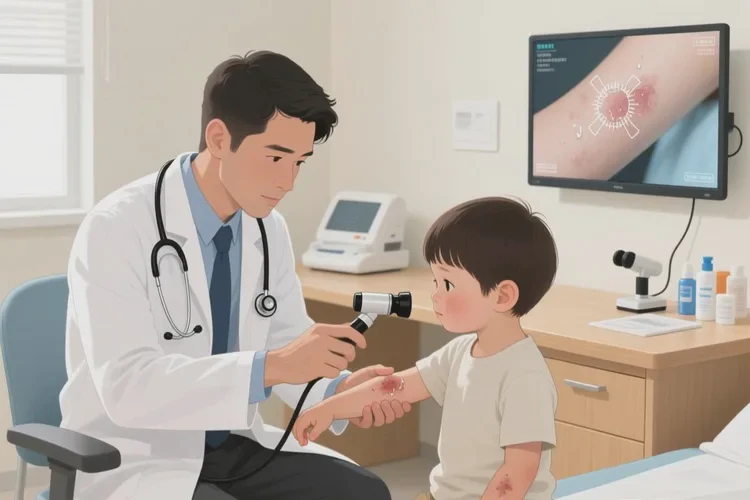 小孩手臂容易起湿疹能不能治愈(图2)