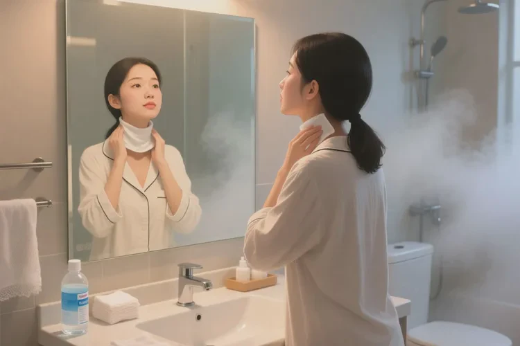 女生脖子上起湿疹能治愈吗(图1)