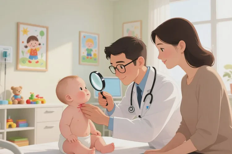 宝宝脖子容易起湿疹能不能治愈(图2)