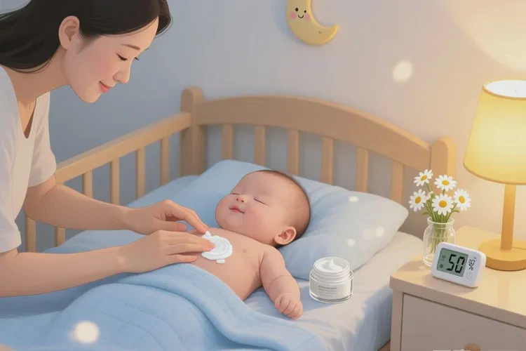 婴幼儿肚子上经常起湿疹能不能治愈(图1)