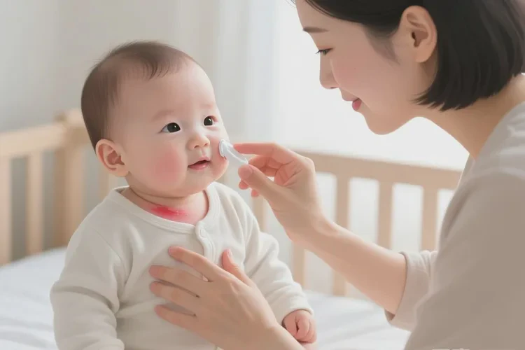 幼儿脖子上容易长湿疹能治愈吗(图1)