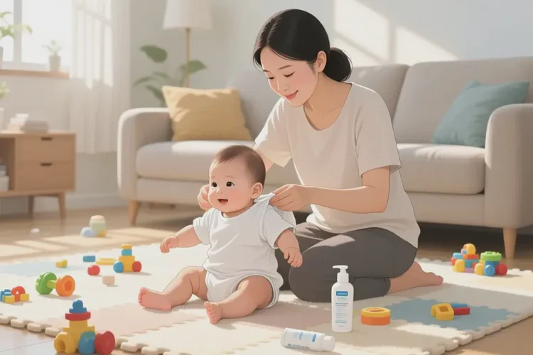 新生儿脸上长湿疹能治愈吗(图2)