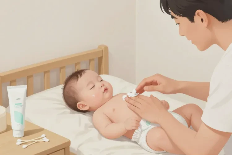 新生儿手臂容易起湿疹能治愈吗(图1)