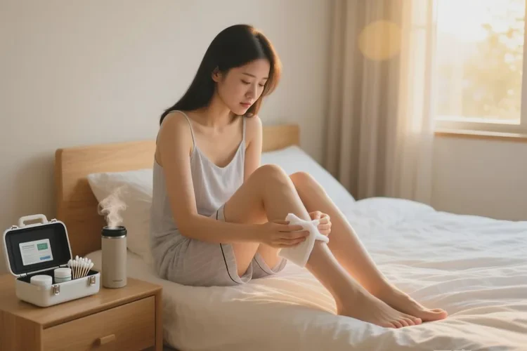 哺乳期妈妈小腿长湿疹能治愈吗(图1)