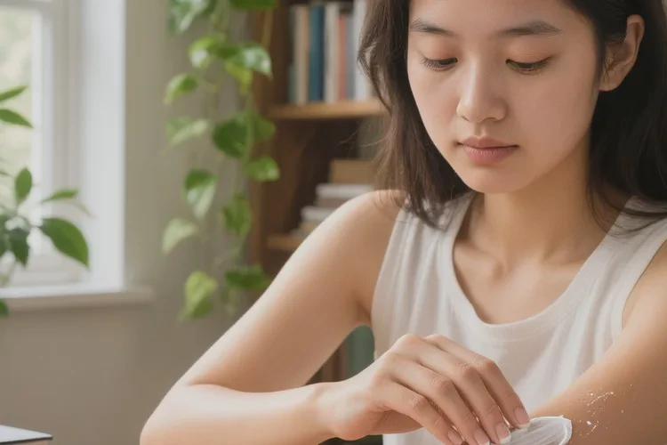 青年人手臂上容易长湿疹能治愈吗(图1)